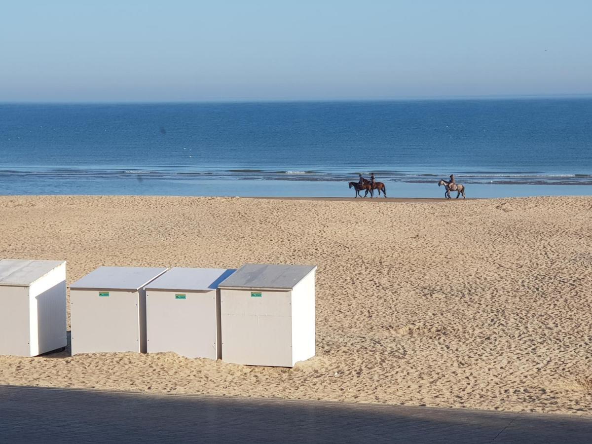 Koksijde Zeedijk La Digue 102 Appartement Met Garage - Lateraal Zeezicht エクステリア 写真